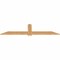 Ekena Millwork Eugene Smooth Timber Gable Bracket, Western Red Cedar, 84"W x 21"H x 1 1/2"D x 5 1/2"F, 6/12 Pitch GBW084X21X0206EUG00SWR - alternate 4